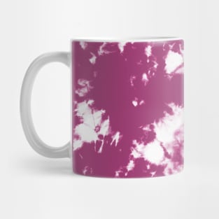 Berry pink Storm - Tie Dye Shibori Texture Mug